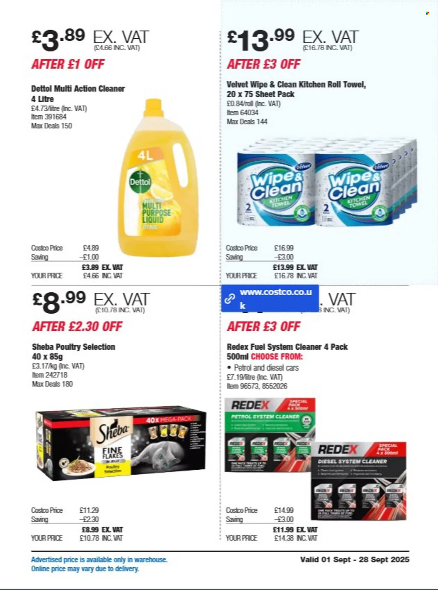 Costco leaflet from 1 September to 28 September 2025 - Catalogue Page 23