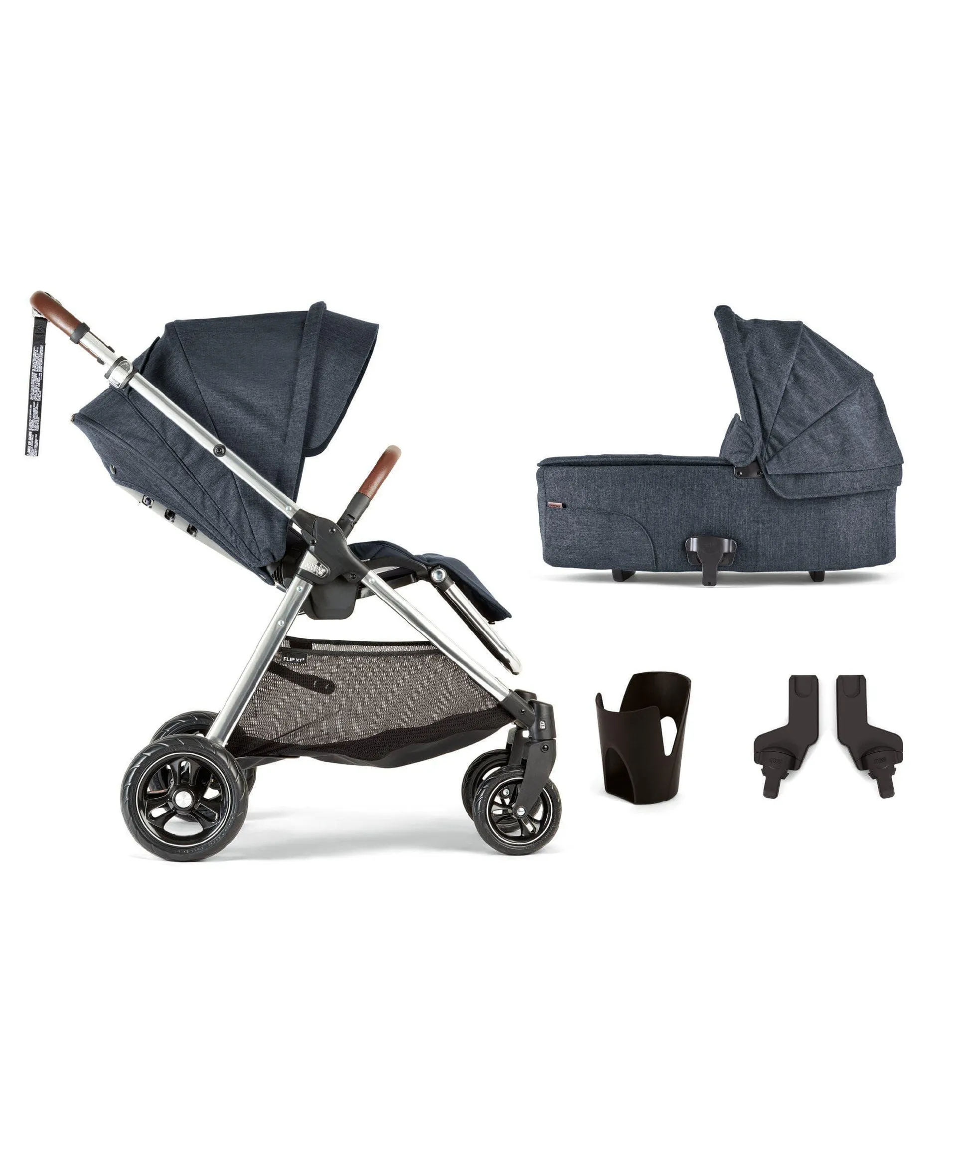 Flip XT³ Pushchair Starter Bundle (4 Pieces) - Navy Flannel
