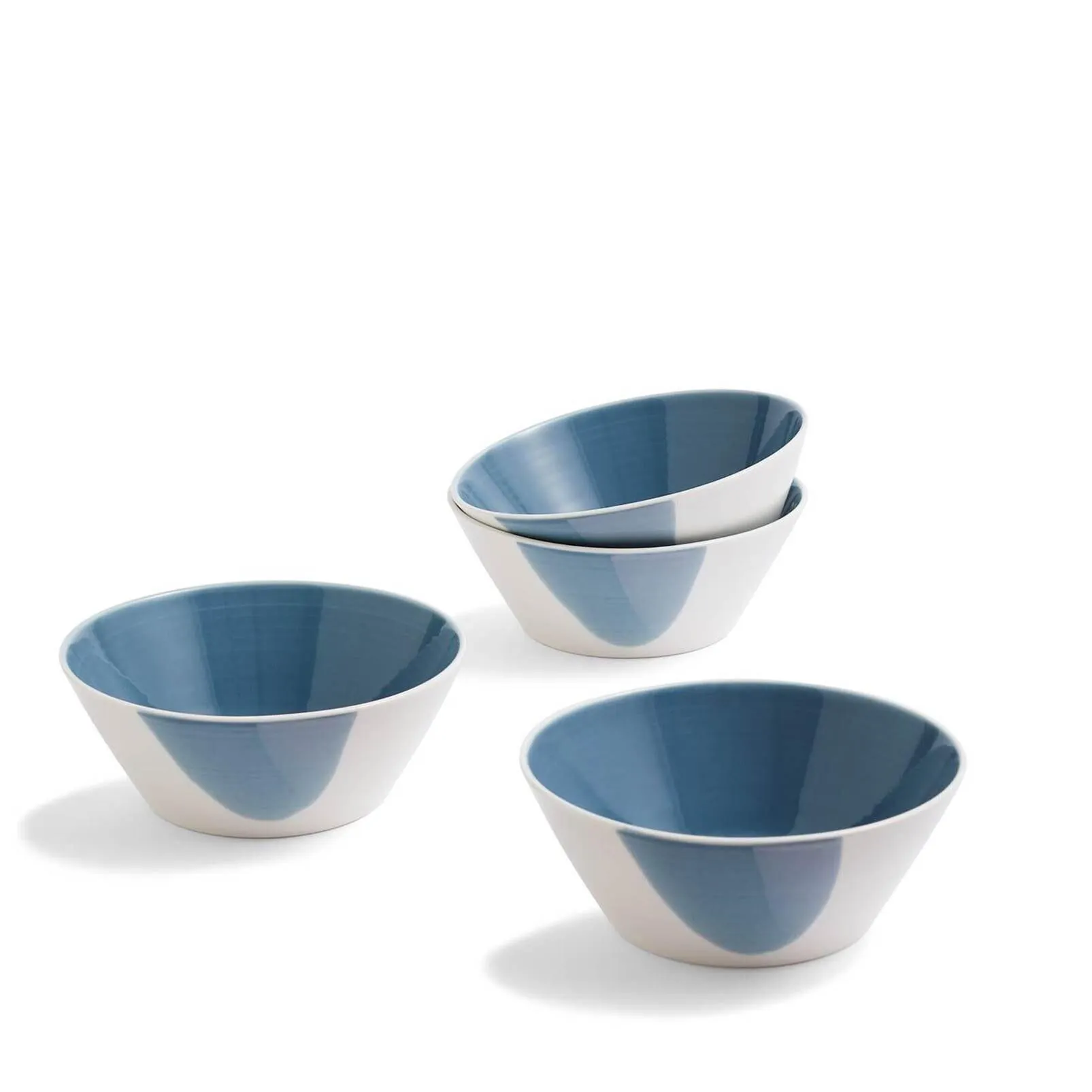 Blue Cereal Bowls (Set of 4)