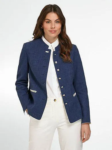Jacket in linen mix