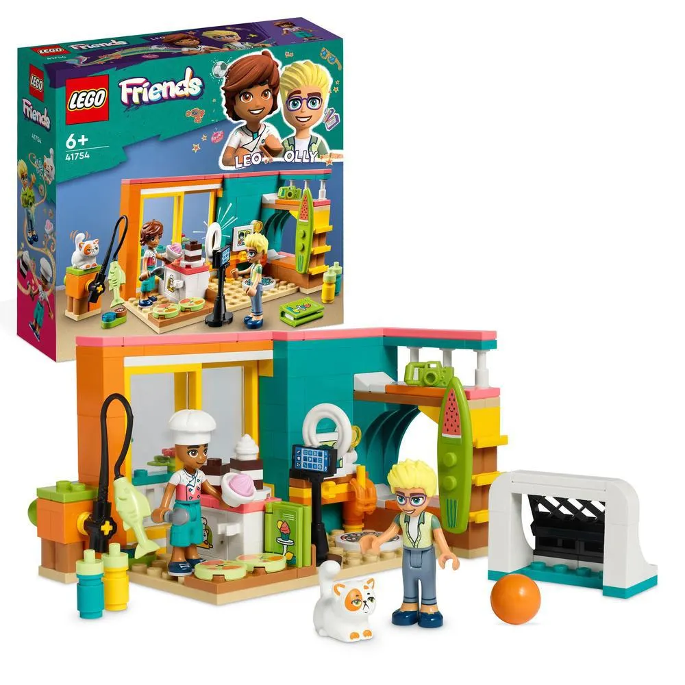 LEGO® 41754 Friends Leo's Room Baking Themed Playset With Pet