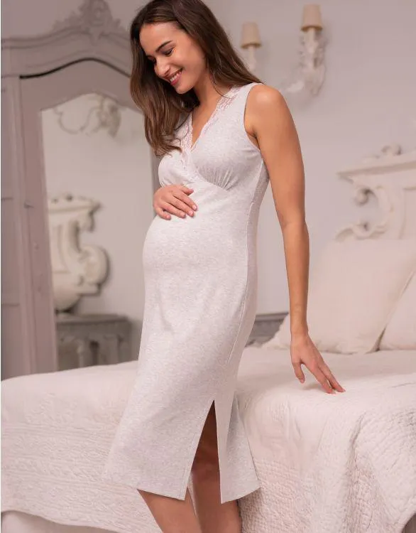 Crossover Pregnancy and Maternity Nightie