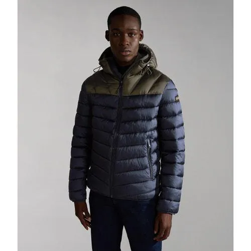 Aerons Two-Tone Padded Jacket with Hood