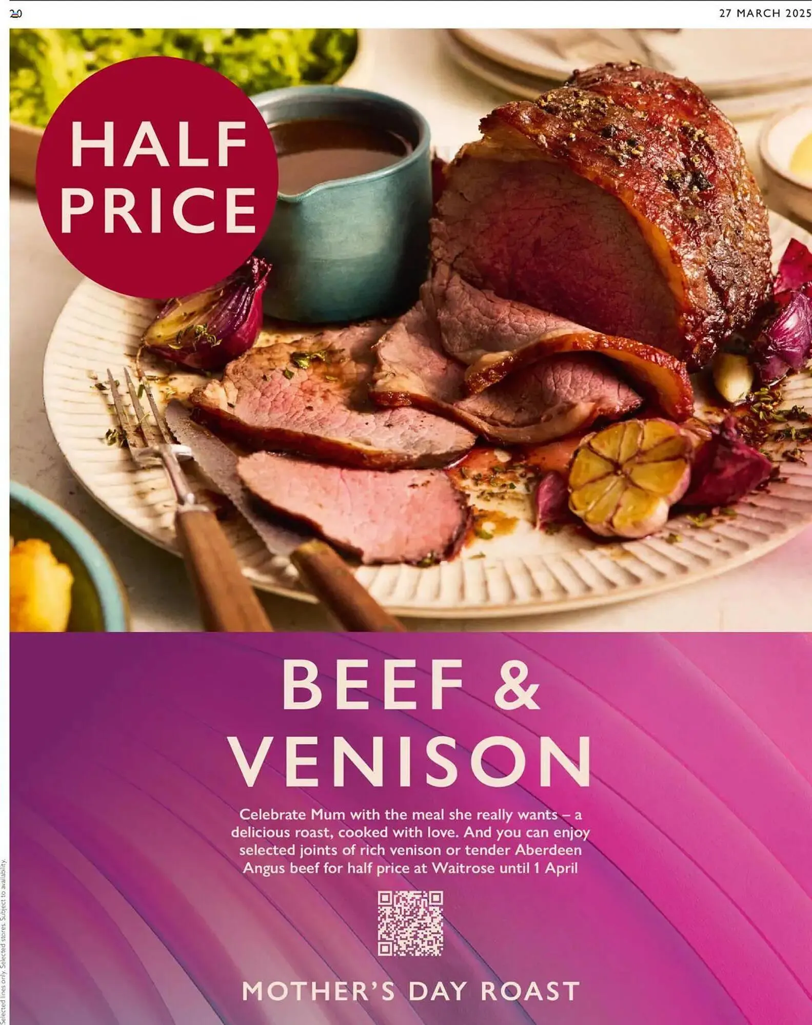 Waitrose leaflet from 27 March to 2 April 2025 - Catalogue Page 20