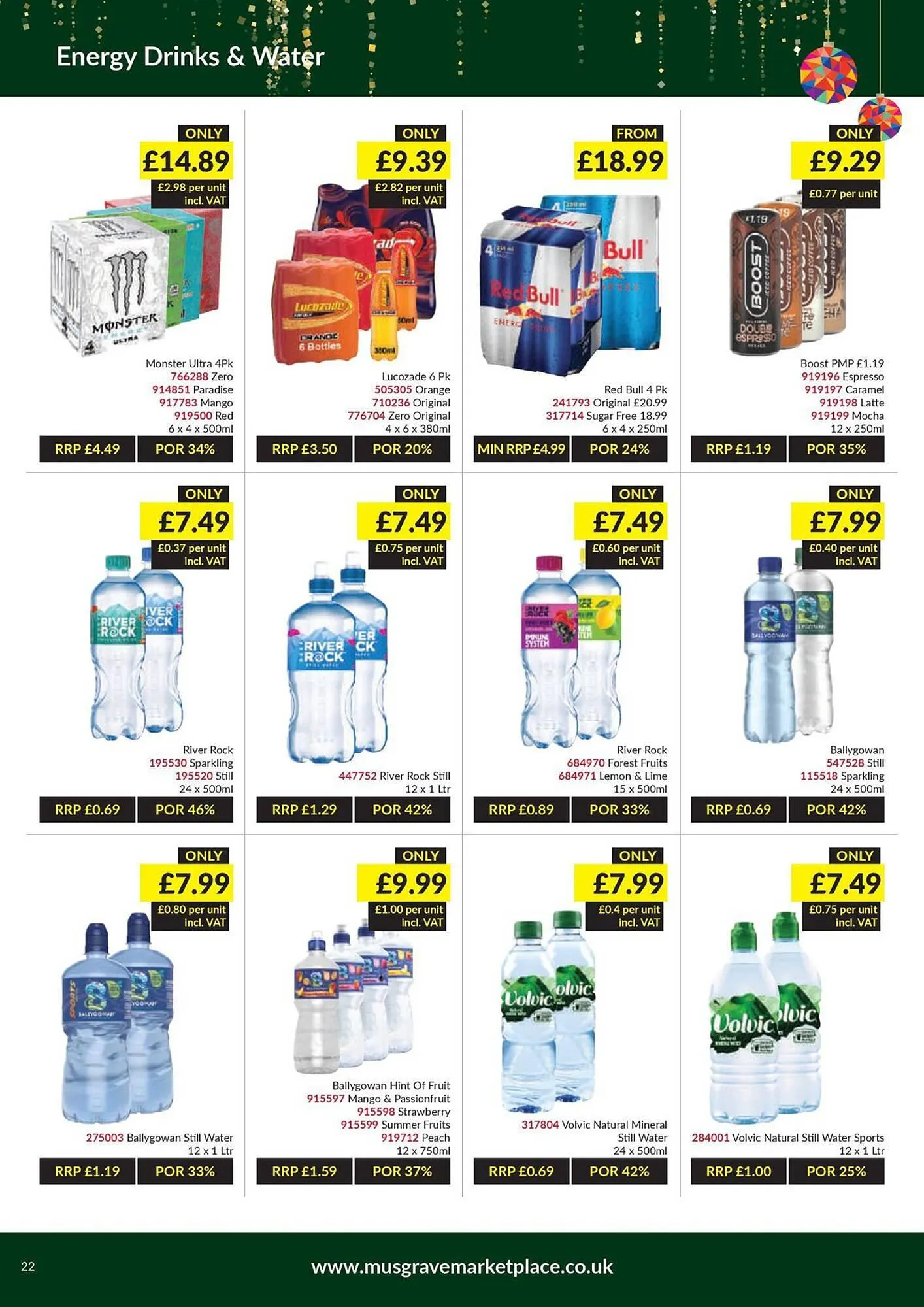 Musgrave MarketPlace leaflet from 21 November to 10 December 2023 - Catalogue Page 22