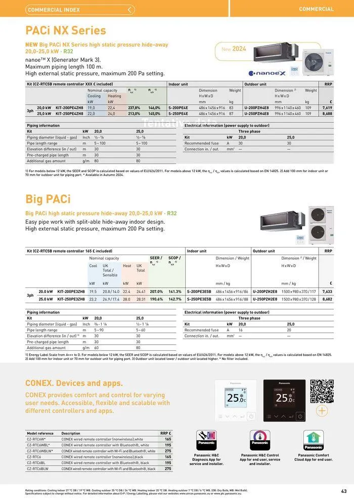 Price List 2024 / 2025 from 12 August to 31 December 2025 - Catalogue Page 43
