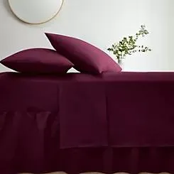 Plain Dye 180 Thread Count Percale Bedlinen