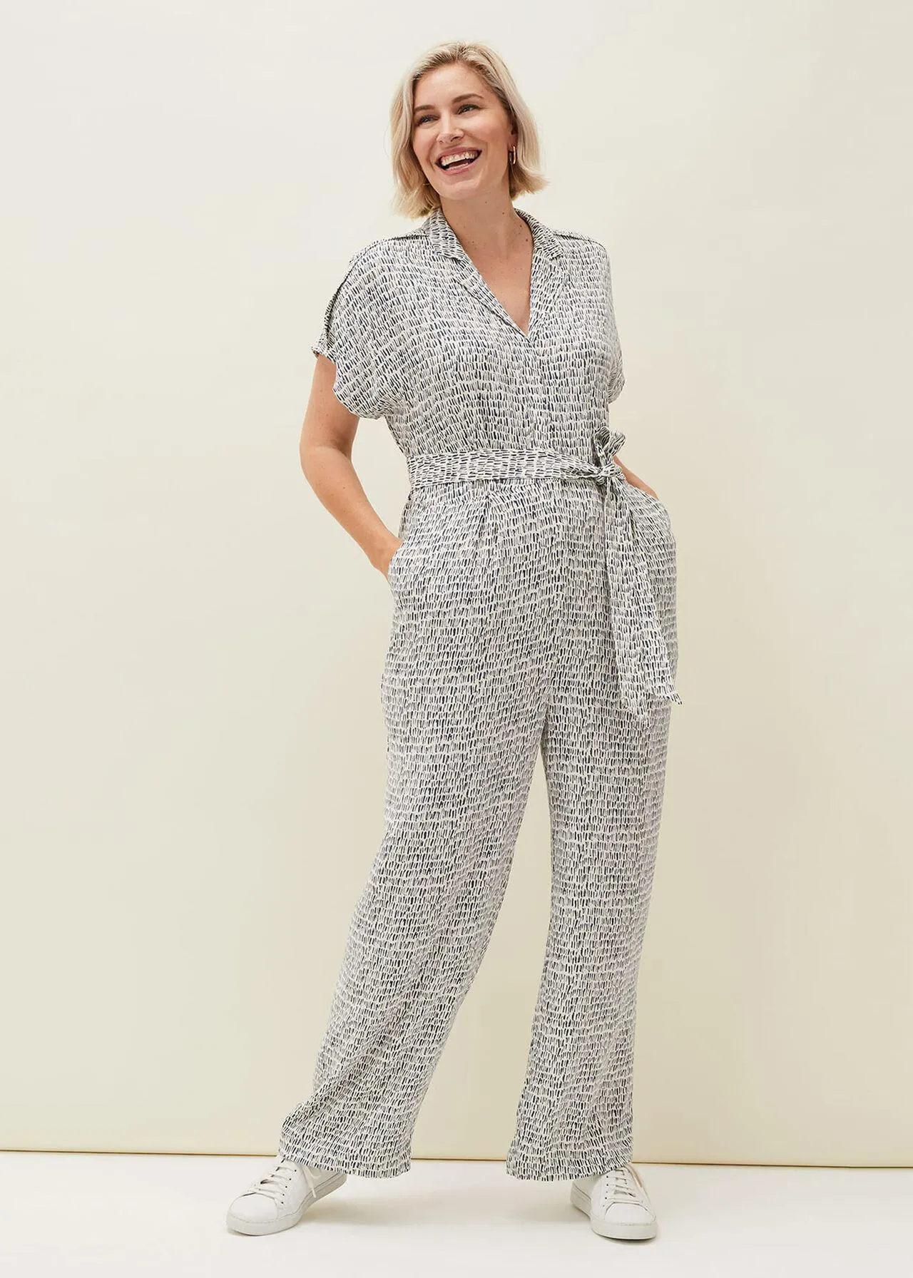 Paige Abstract Print Jumpsuit