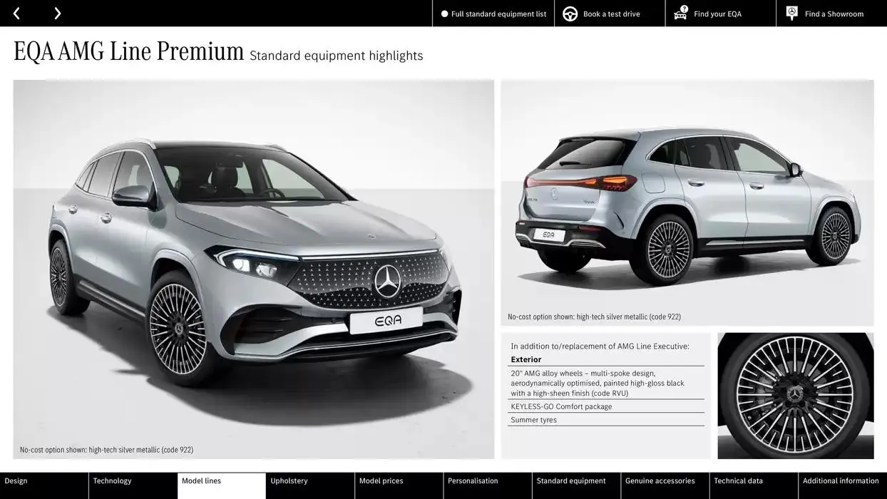 Mercedes Benz New EQA from 11 October to 11 October 2025 - Catalogue Page 22