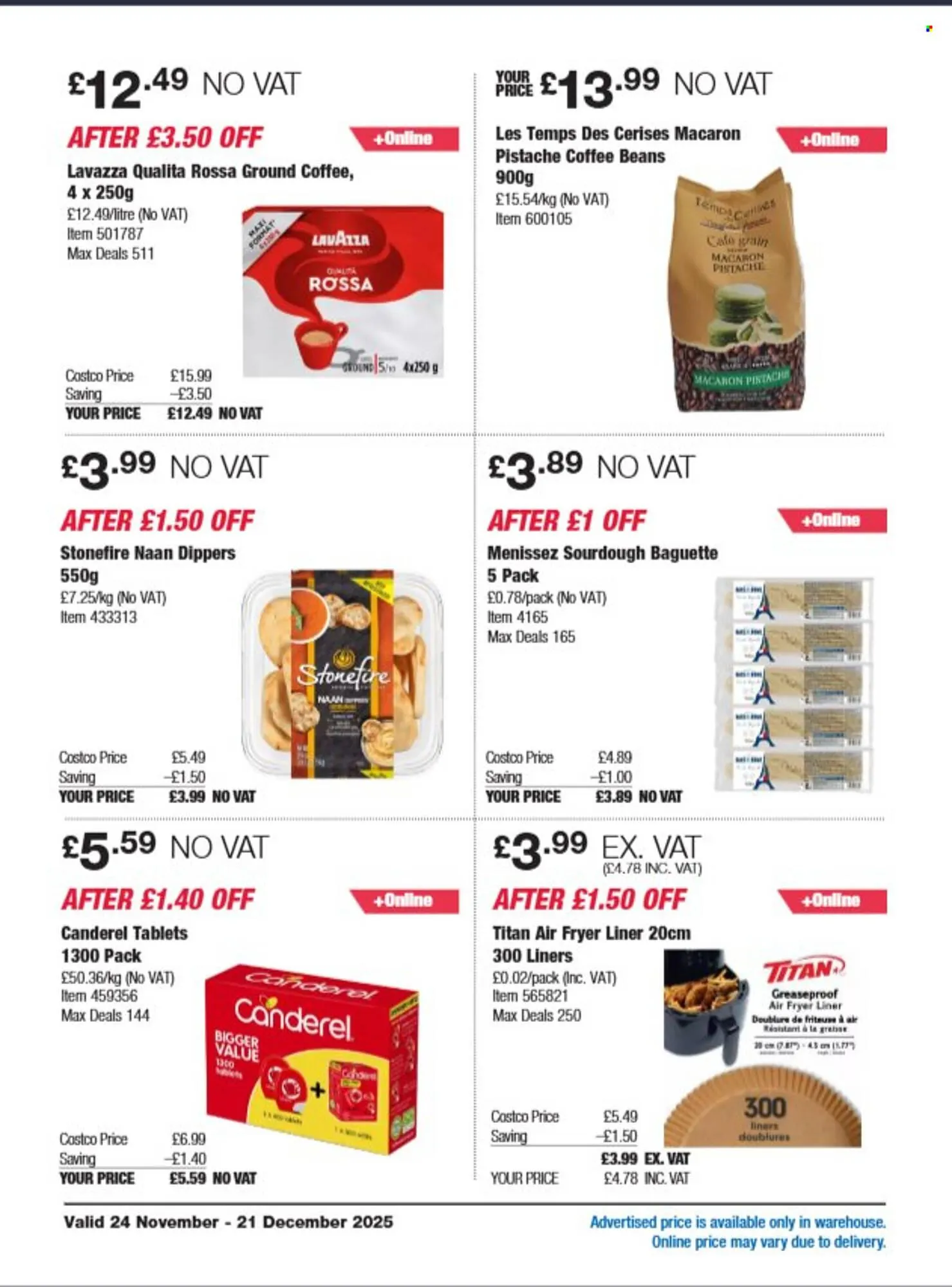 Costco leaflet from 24 November to 21 December 2025 - Catalogue Page 22