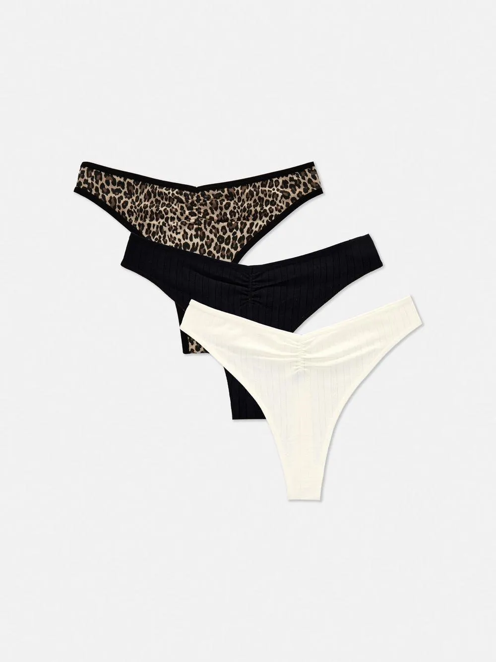 3pk Pointelle Thongs