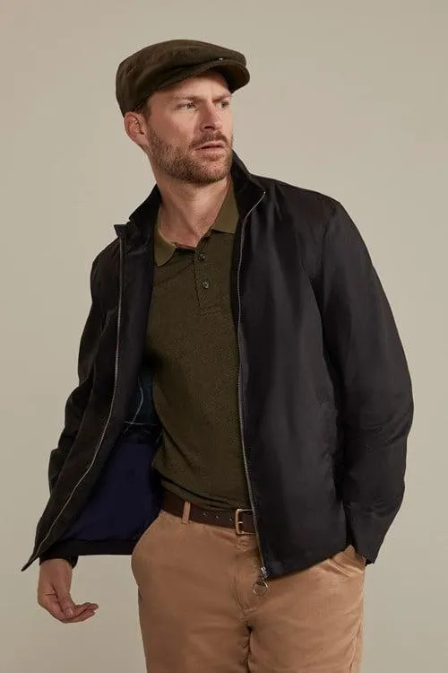 Porthleven Mens Waxed Harrington Jacket