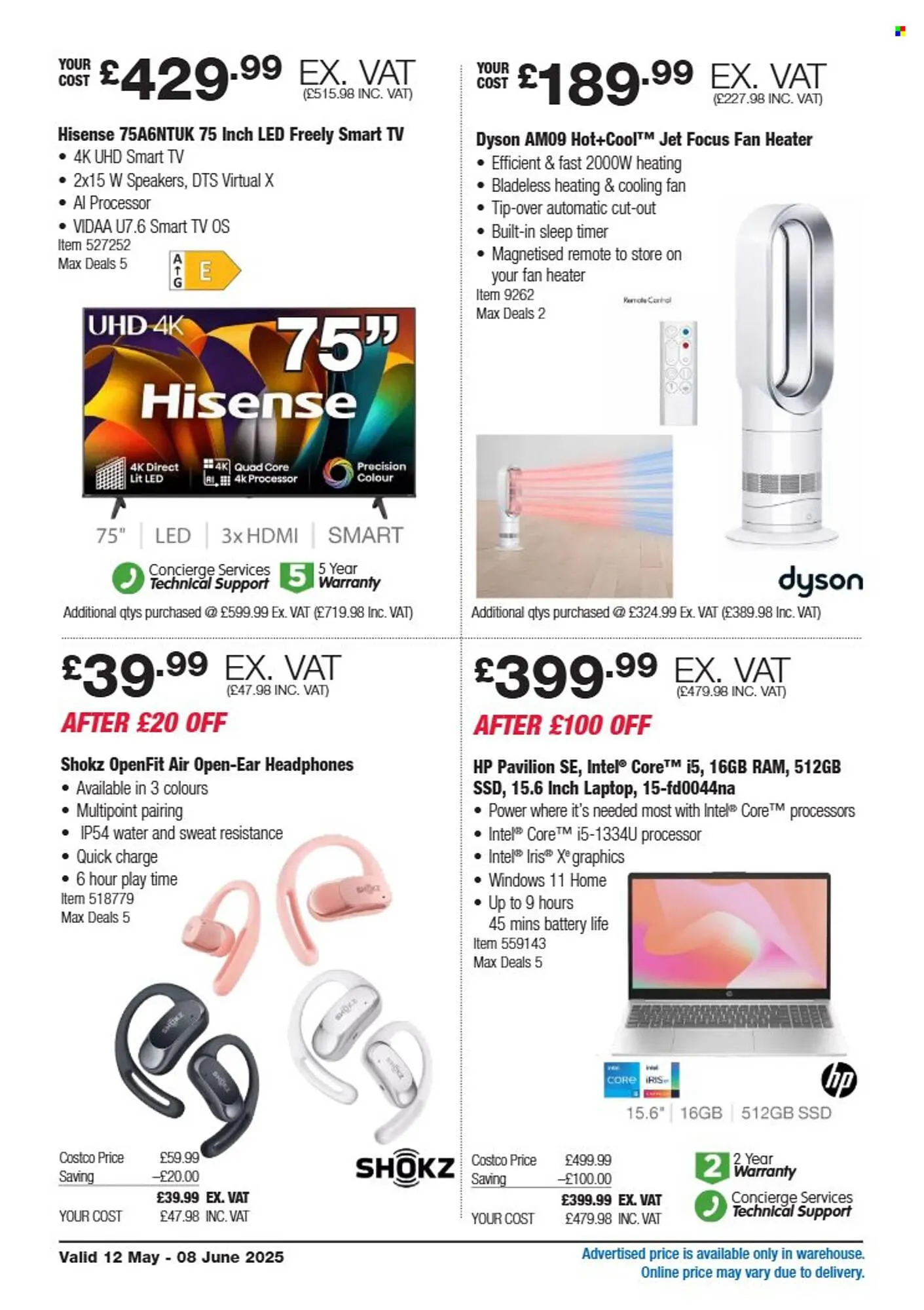 Costco leaflet from 12 May to 8 June 2025 - Catalogue Page 4