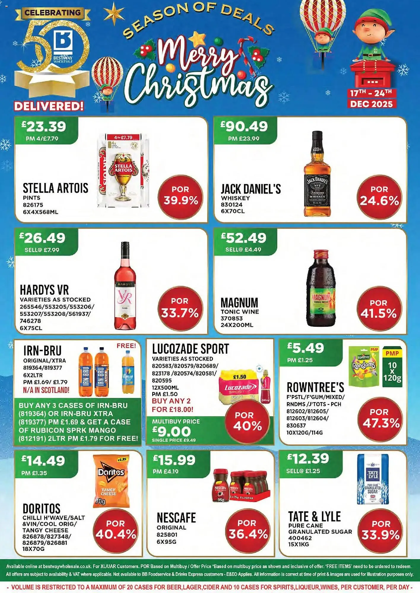 Bestway leaflet from 17 December to 24 December 2025 - Catalogue Page 1