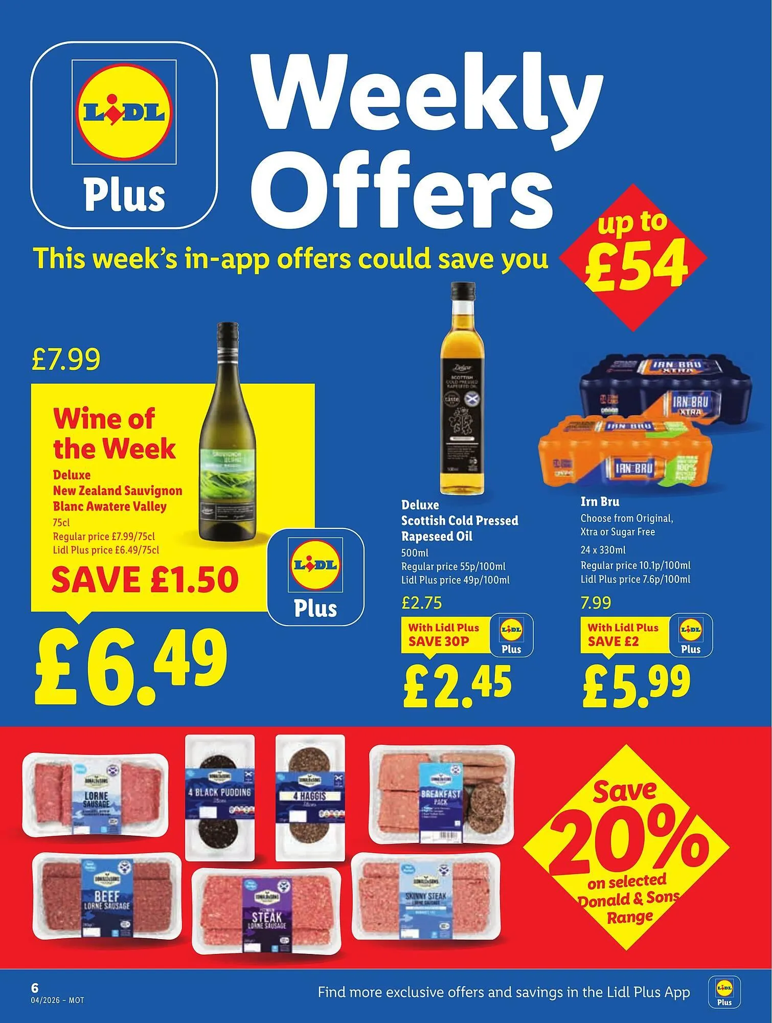 Lidl leaflet from 22 January to 28 January 2026 - Catalogue Page 6