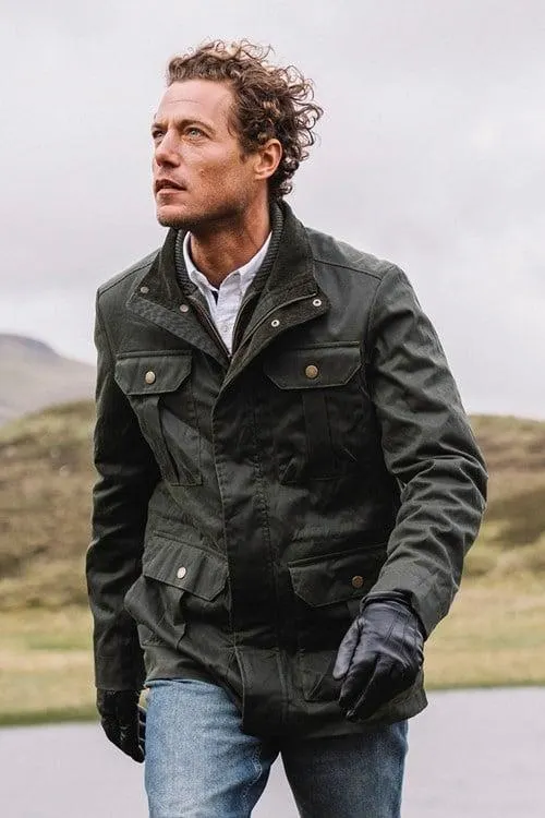 Falmouth Waxed Mens Four Pocket Jacket