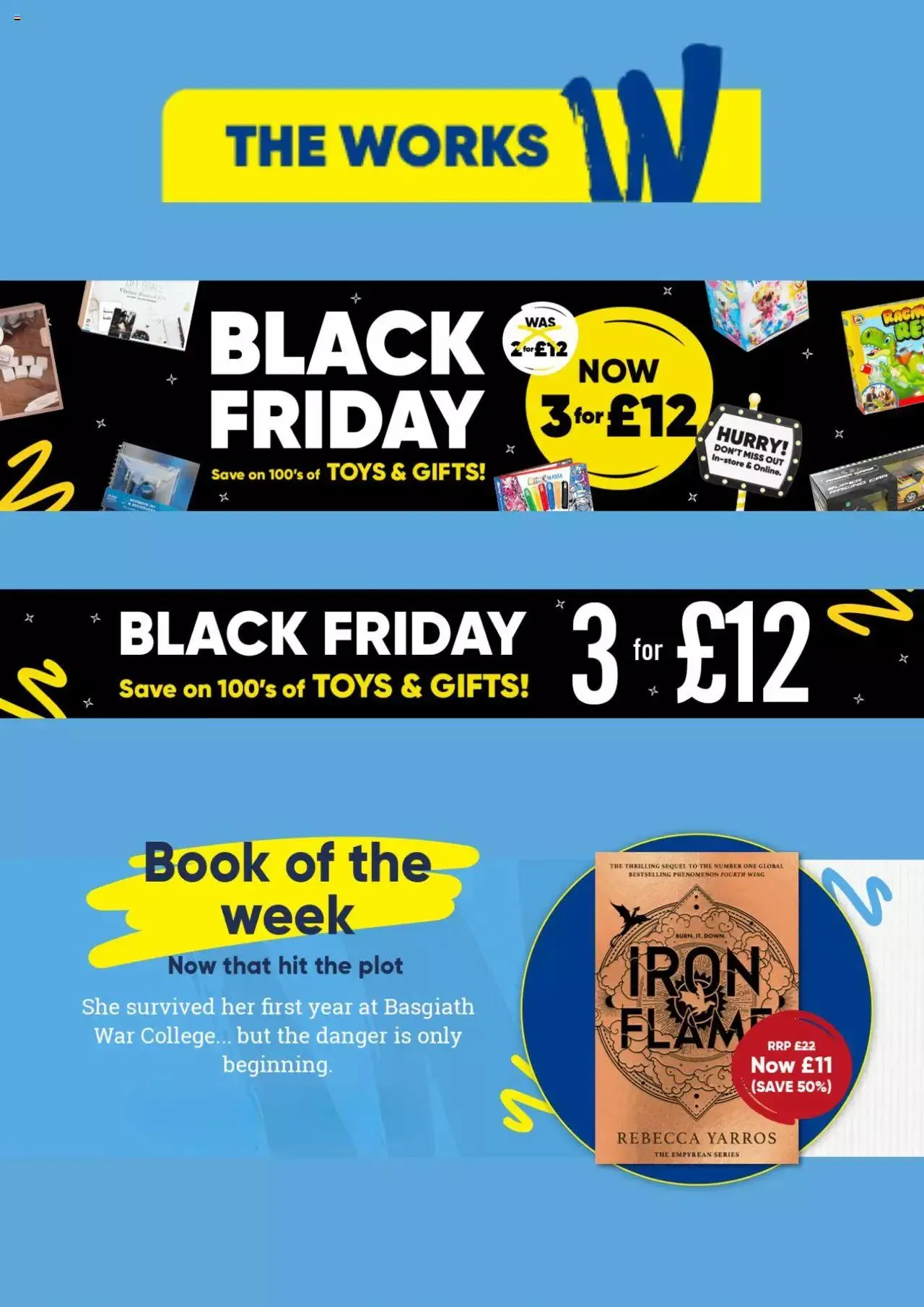 The Works - Black Friday from 17 November to 31 December 2023 - Catalogue Page 1