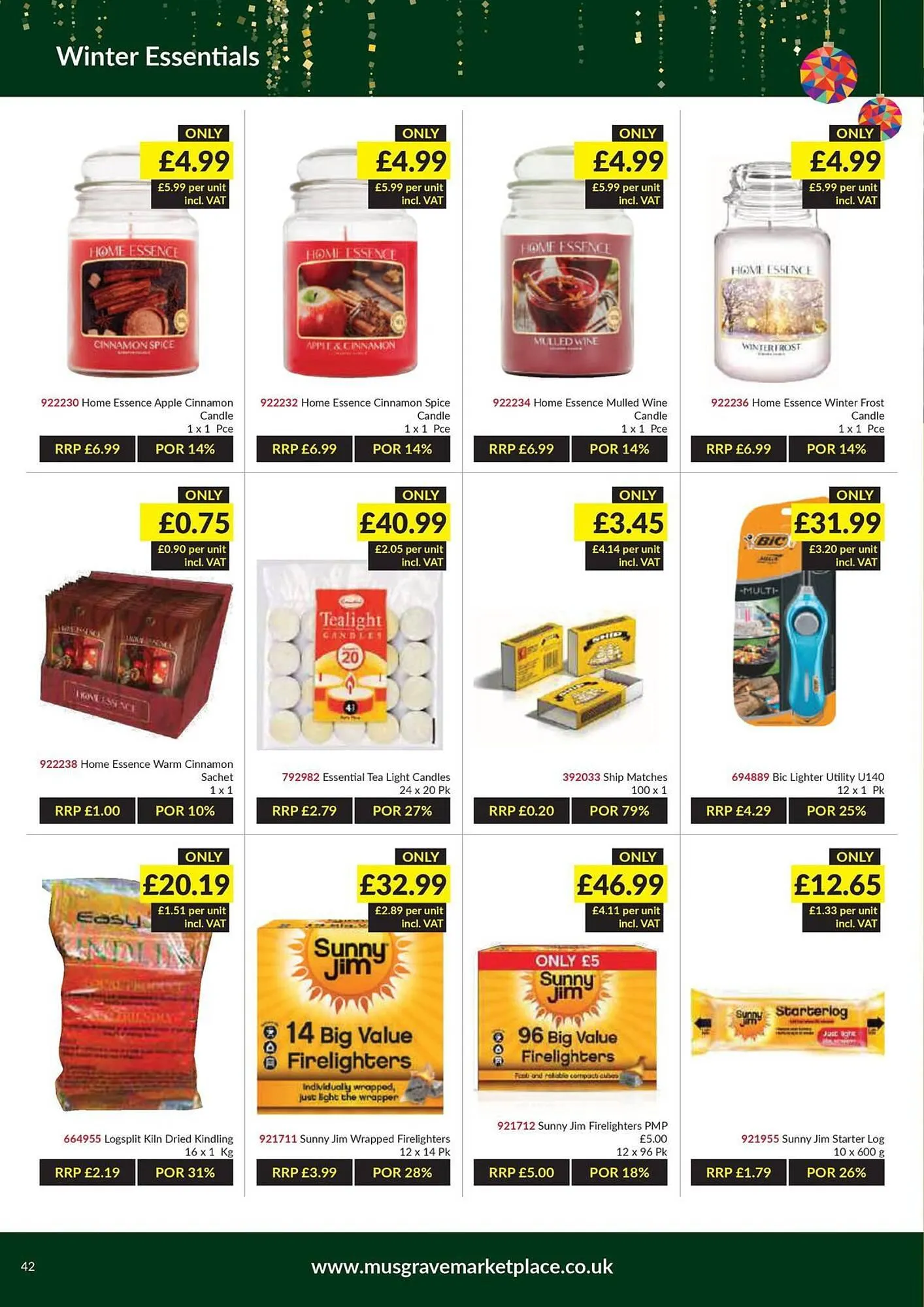 Musgrave MarketPlace leaflet from 21 November to 10 December 2023 - Catalogue Page 42
