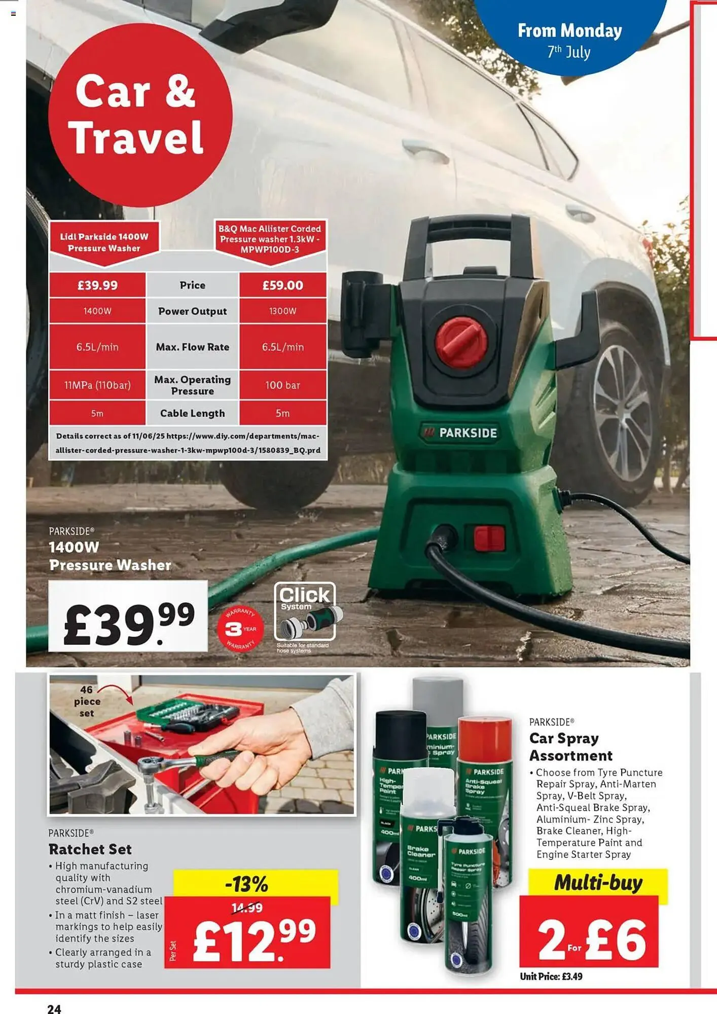 Lidl leaflet from 3 July to 9 July 2025 - Catalogue Page 24