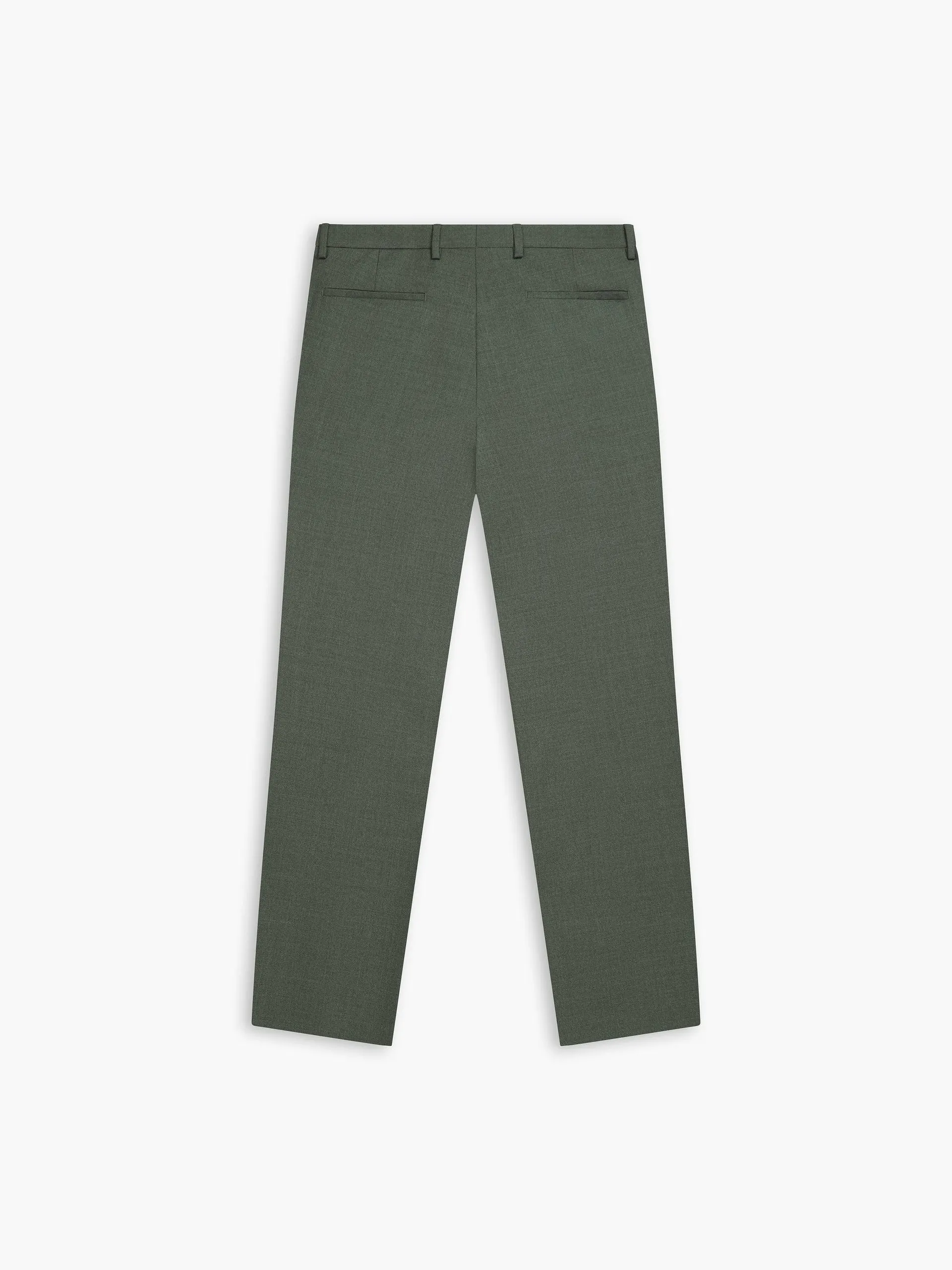 Olivetti Barberis Slim Fit Olive Green Trouser