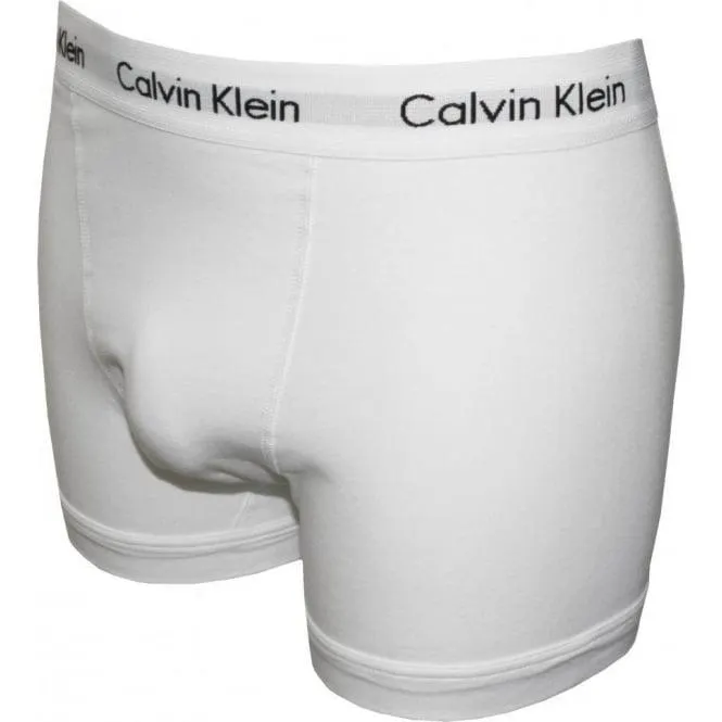 Calvin Klein Cotton Stretch 3-Pack Boxer Trunks, White