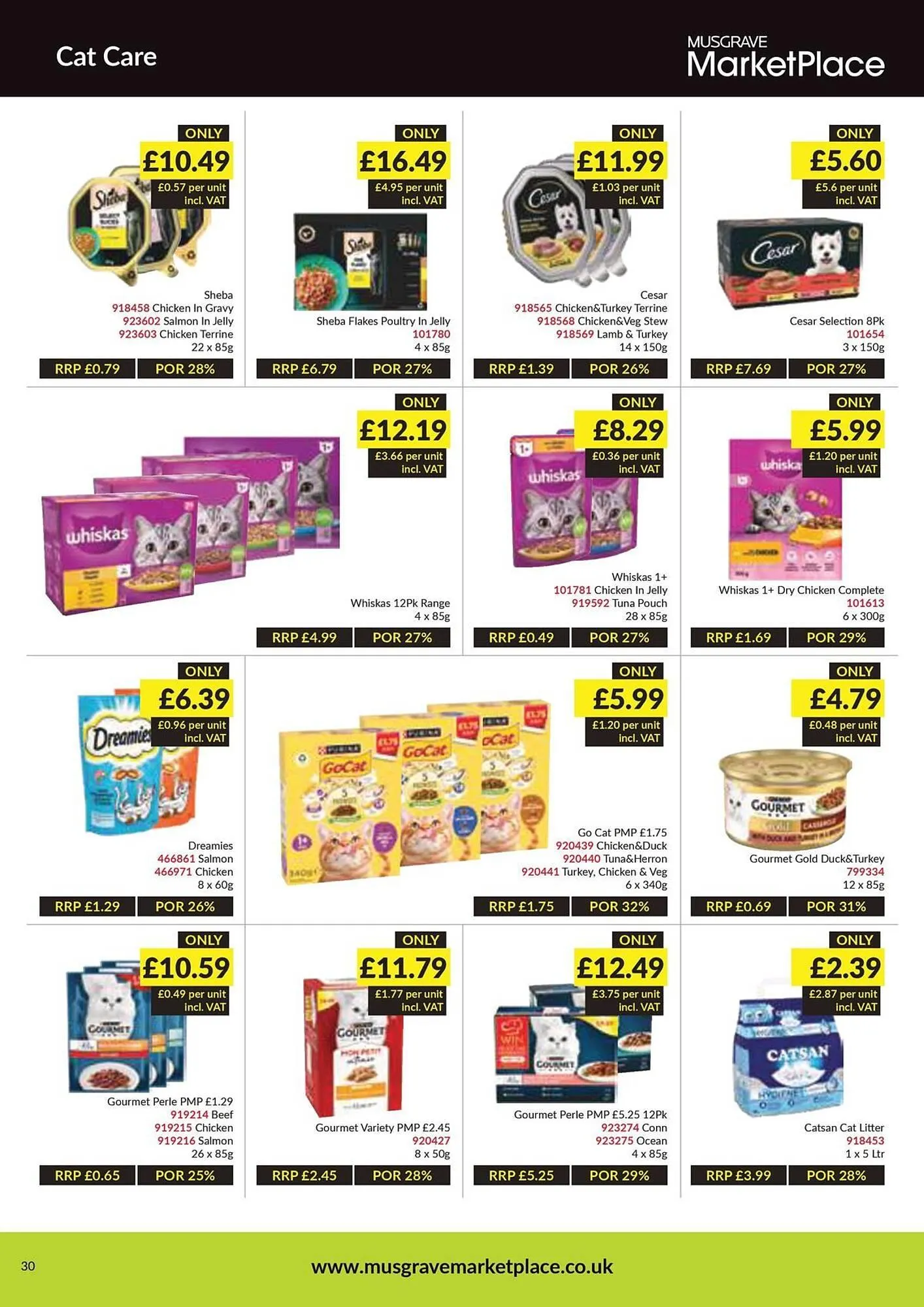 Musgrave MarketPlace leaflet from 14 July to 3 August 2025 - Catalogue Page 30