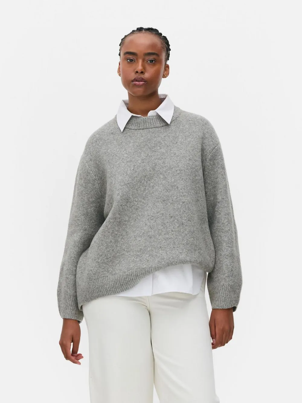 Essential Relaxed Crewneck Jumper