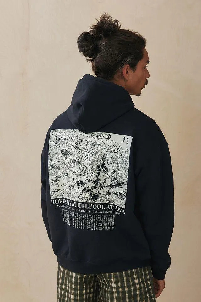 UO - Sweat à capuche Hokusai Whirlpool