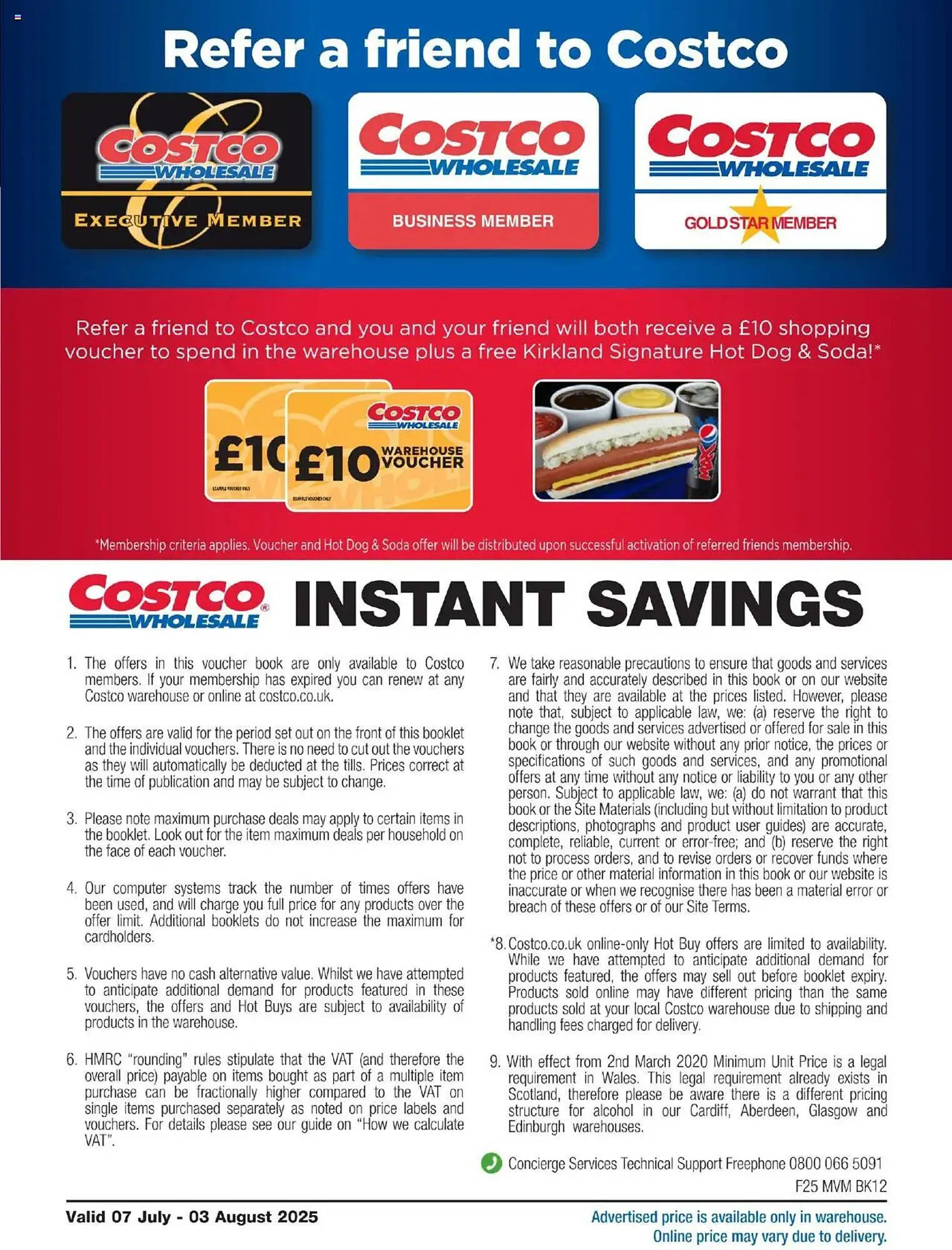 Costco leaflet from 7 July to 3 August 2025 - Catalogue Page 36