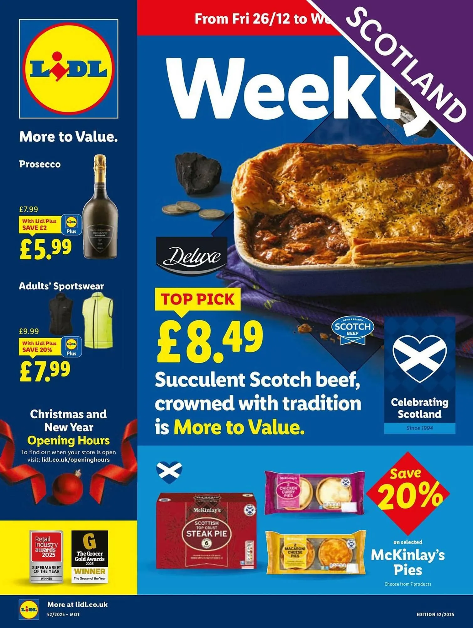 Lidl leaflet from 26 December to 31 December 2025 - Catalogue Page 1