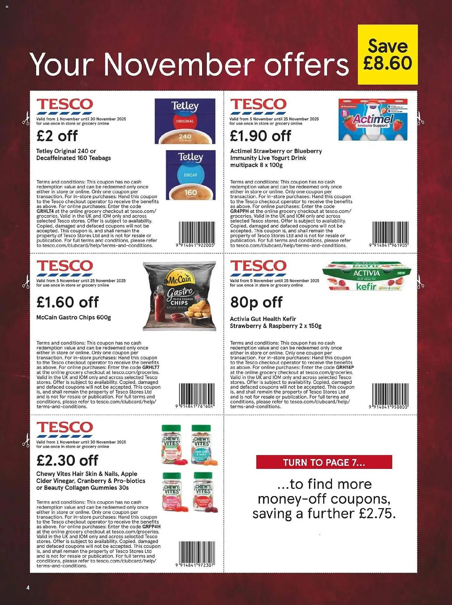 Tesco leaflet from 1 November to 30 November 2025 - Catalogue Page 4
