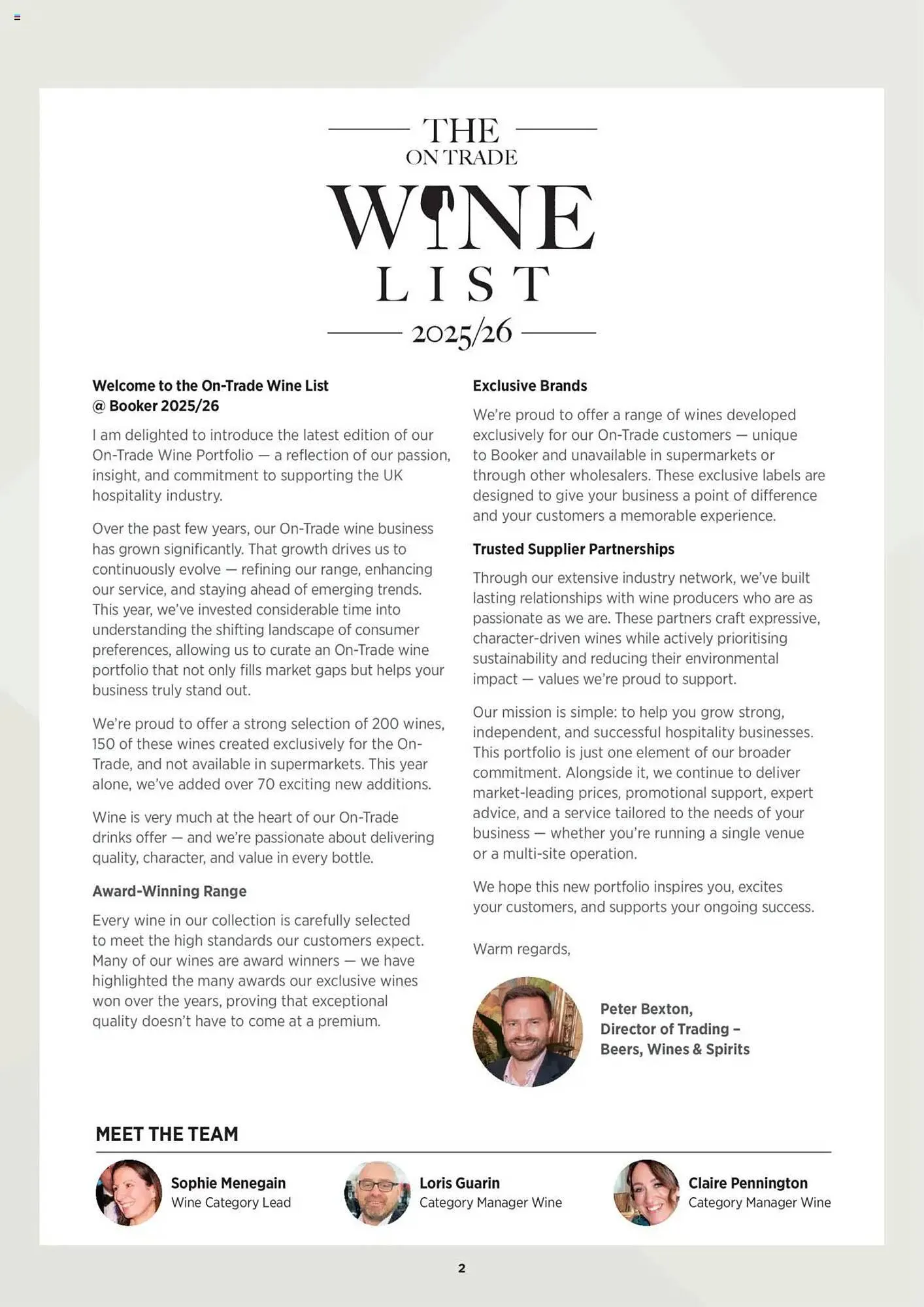 Booker Wholesale leaflet from 7 July to 1 January 2026 - Catalogue Page 2