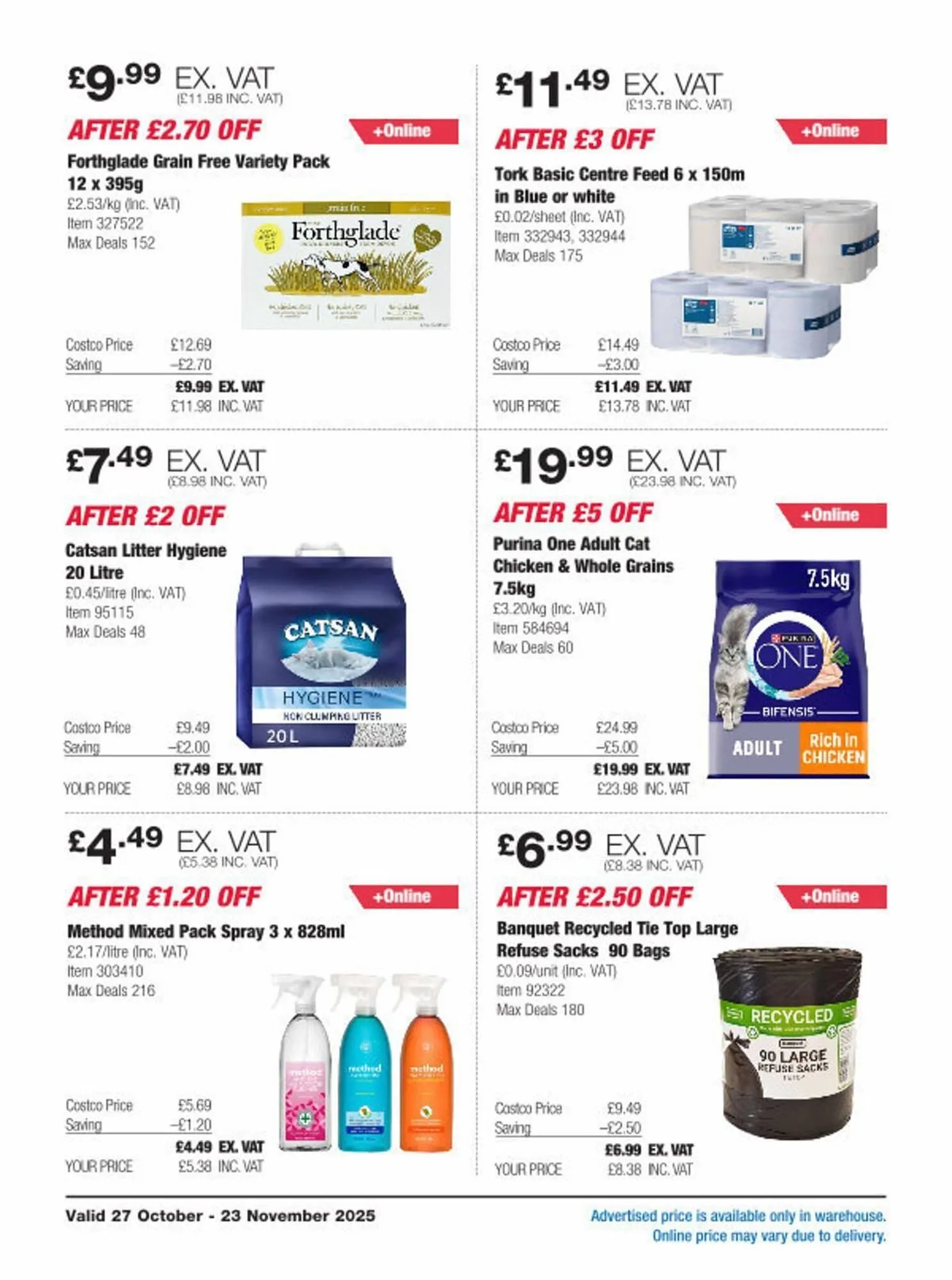 Costco leaflet from 27 October to 23 November 2025 - Catalogue Page 21