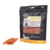 Pets at Home The Deli Dog Chicken with Cheese Strips Adult Dog Treats 500g