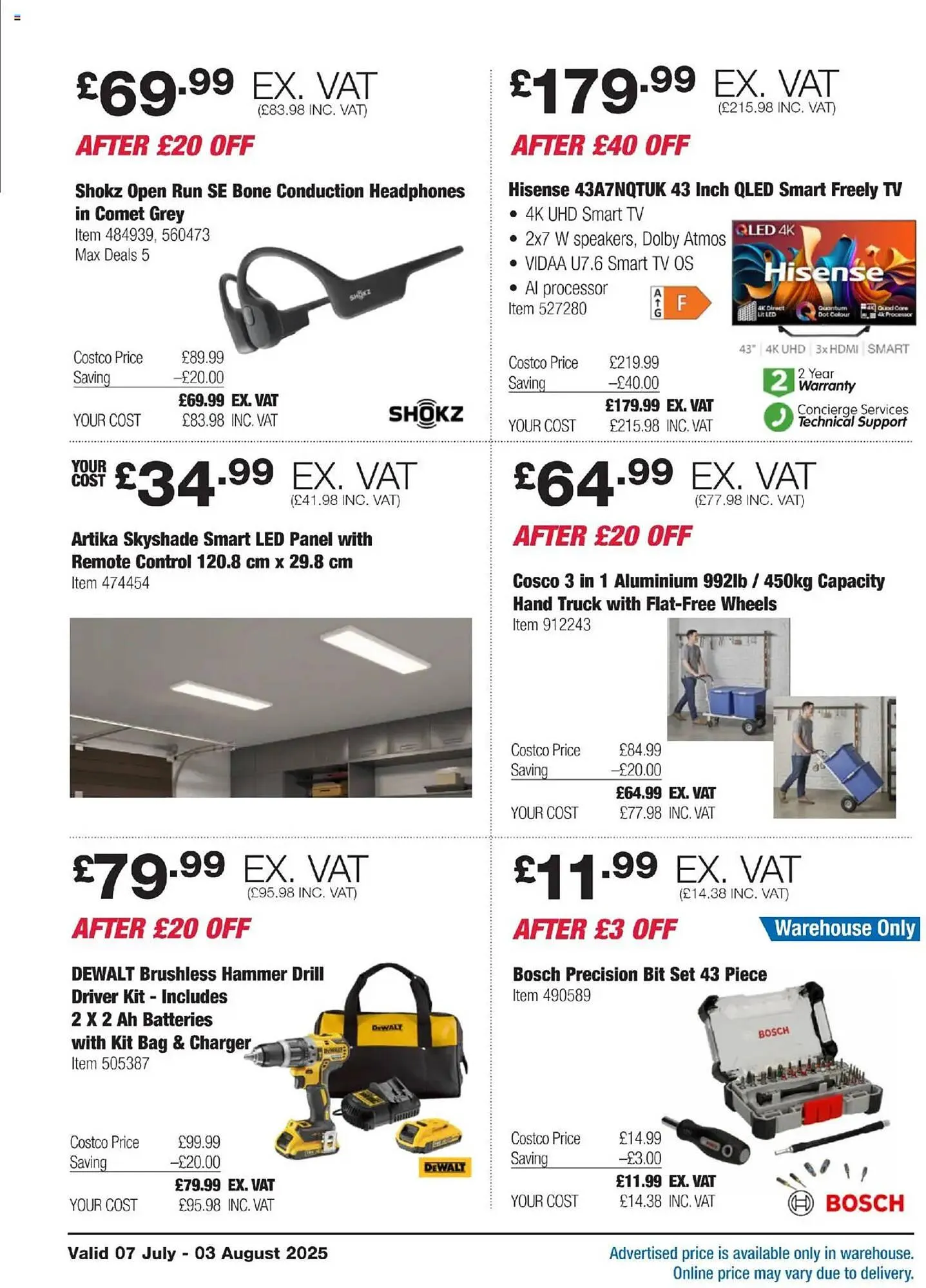 Costco leaflet from 7 July to 3 August 2025 - Catalogue Page 8
