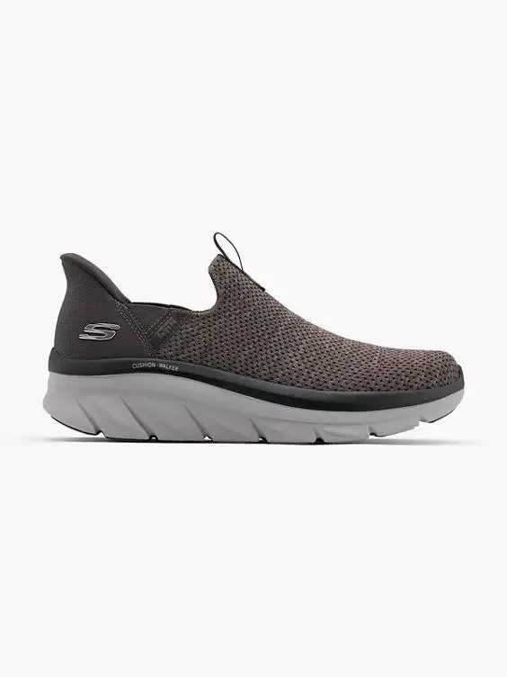 Swift Fit Hands Free Skechers Grey/Black Slip On Trainers