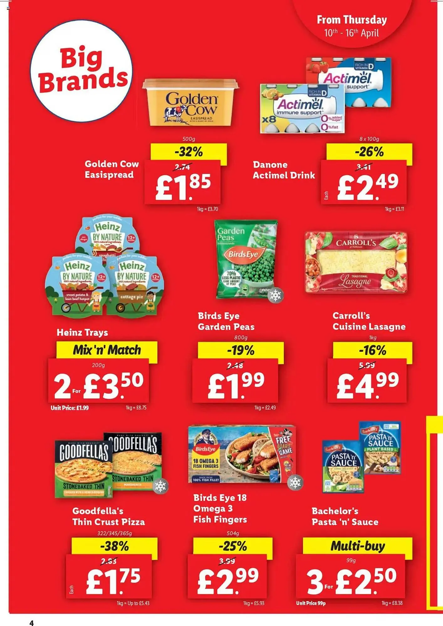 Lidl leaflet from 10 April to 16 April 2025 - Catalogue Page 4