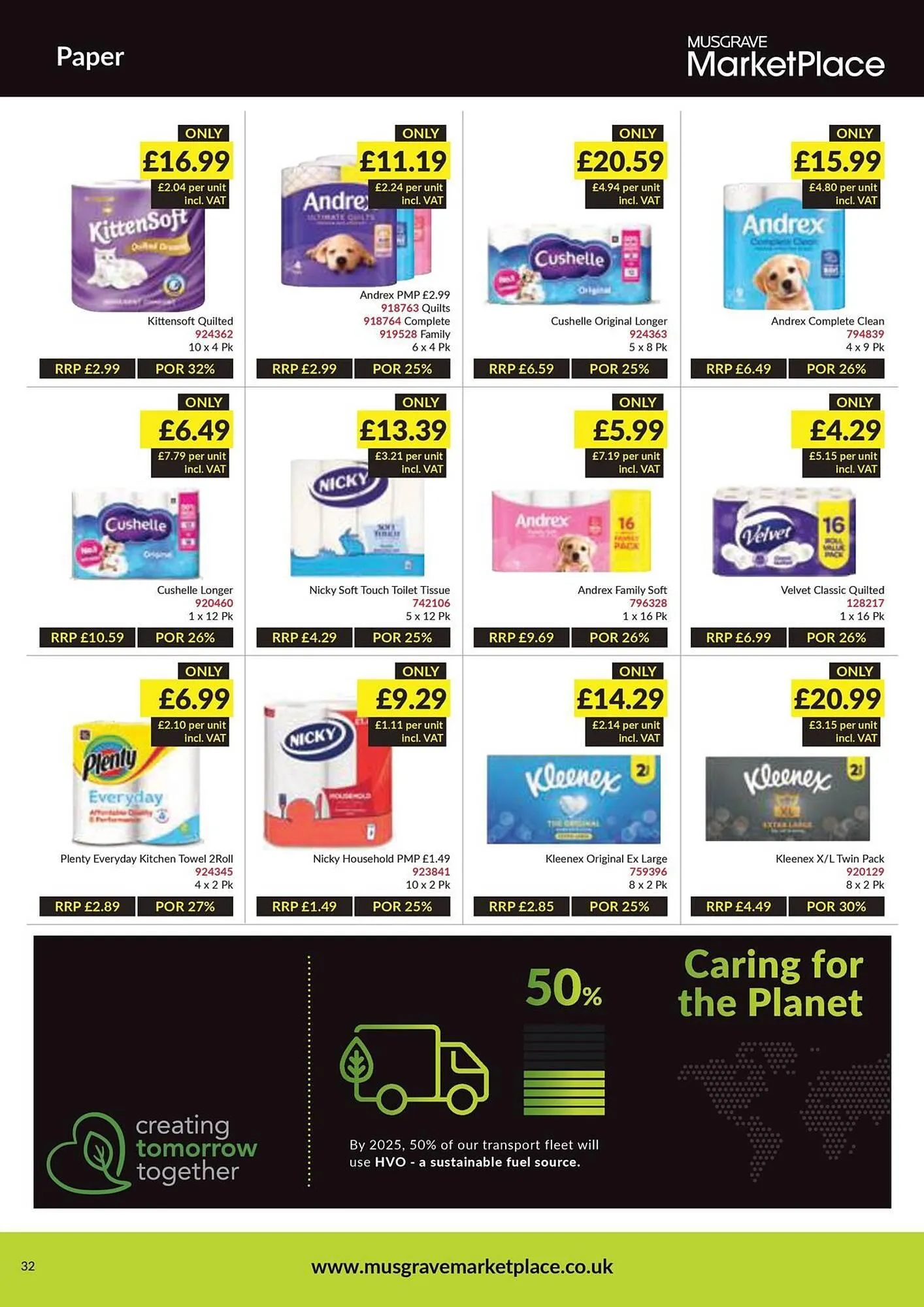 Musgrave MarketPlace leaflet from 14 July to 3 August 2025 - Catalogue Page 32