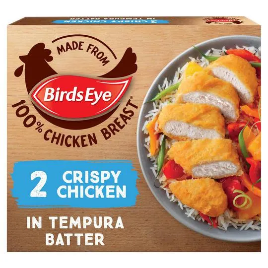 Birds Eye 2 Crispy Chicken in Tempura Batter 170g