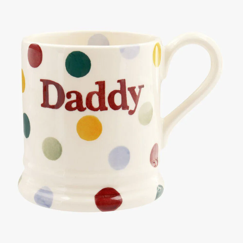 Seconds Polka Dot Daddy 1/2 Pint Mug