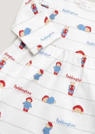 Baby White Paddington Bear Dress (Newborn-12mths) - Newborn