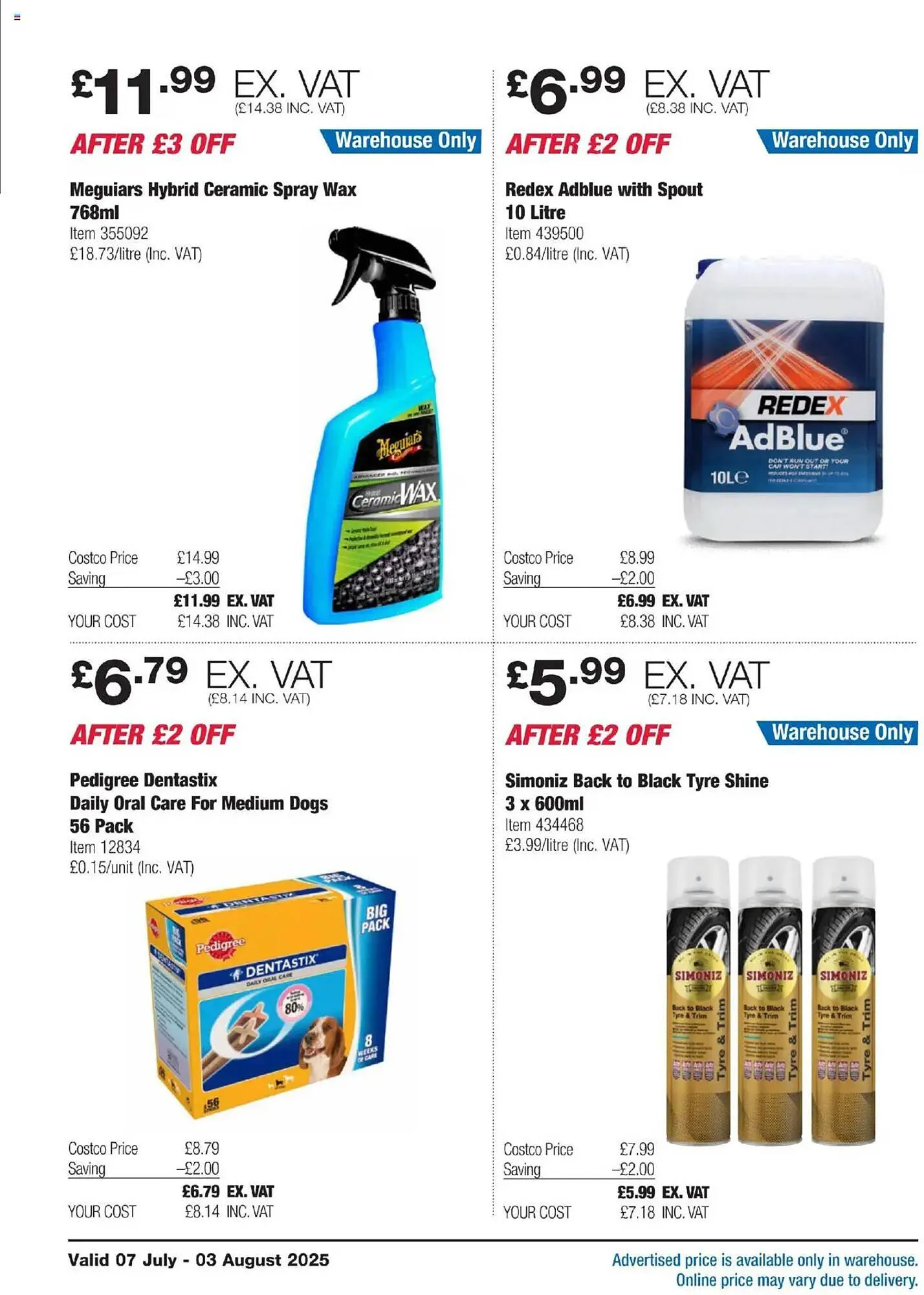 Costco leaflet from 7 July to 3 August 2025 - Catalogue Page 21