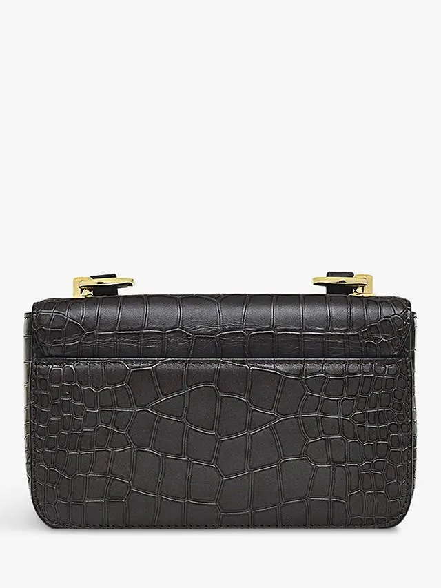 Radley Hanley Close Mini Croc Effect Leather Cross Body Bag