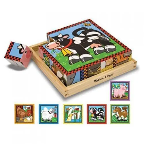 Melissa and Doug Farm Cube Puzzle