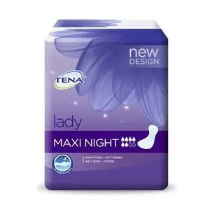Tena Lady Maxi Night Sanitary Towels 6 Pack