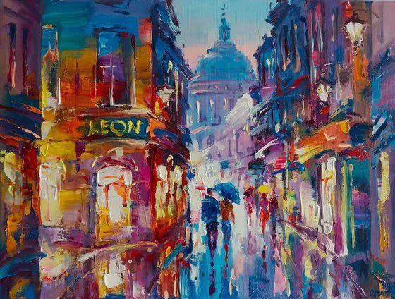 Evening city lights (2023)