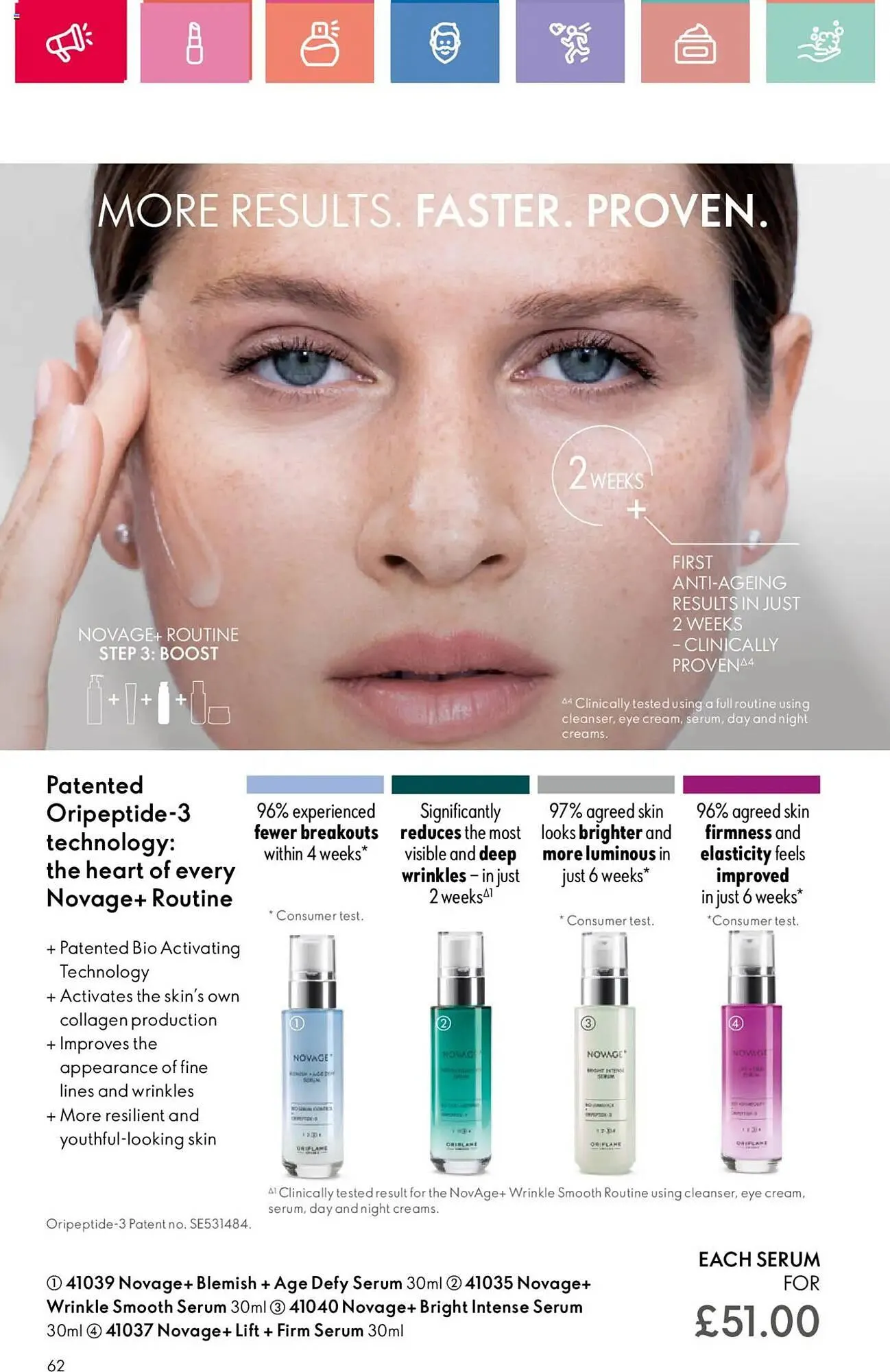 Oriflame leaflet from 3 January to 22 January 2025 - Catalogue Page 62