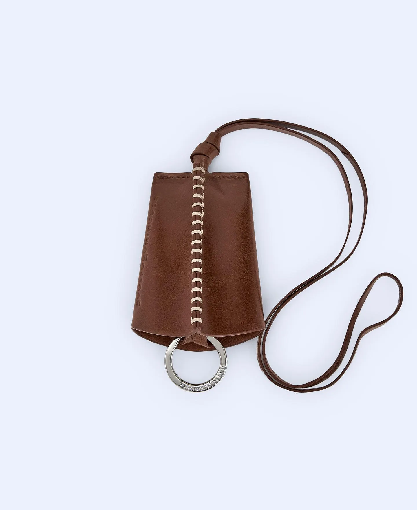 Responsible leather keyring