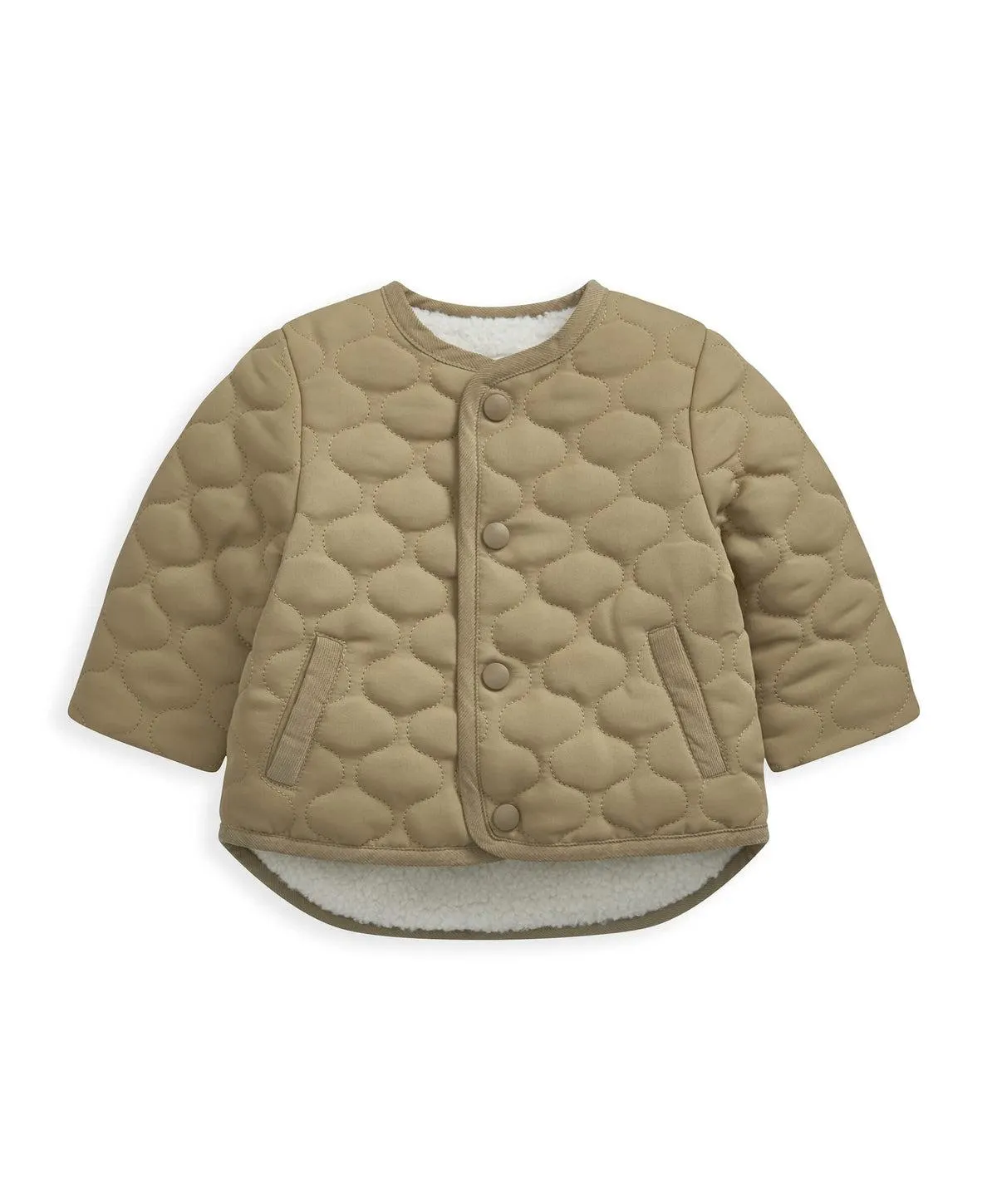 Quilted Jacket - Taupe