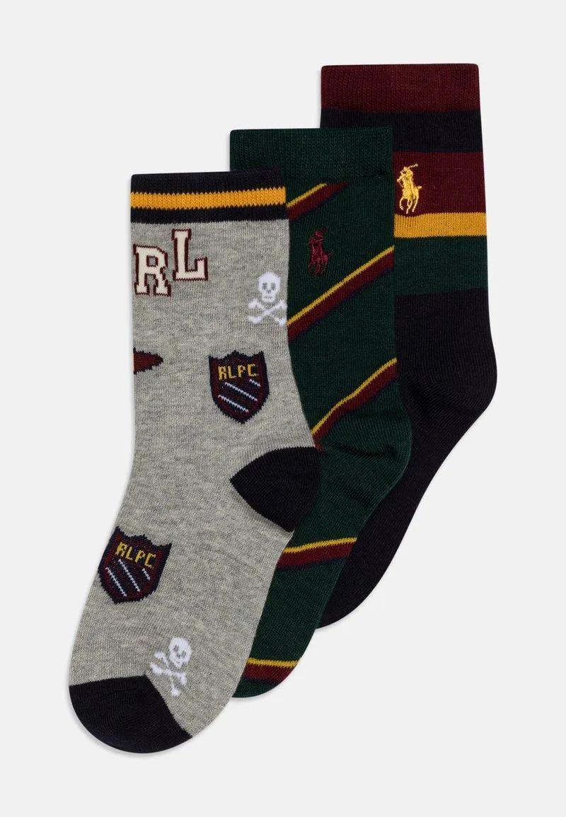 STRIPES CREW UNISEX 3 PACK - Socks